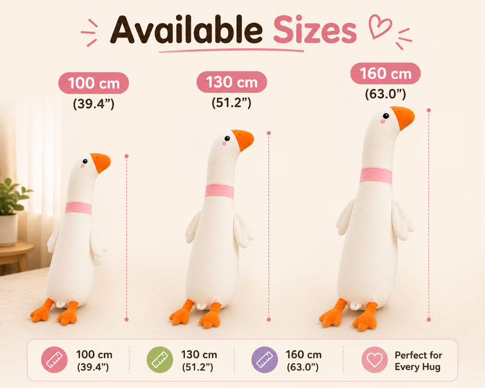 Long plush body pillow Goose Dinosaur Unicorn image 10