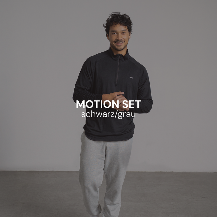 MOTION Set schwarz / grau