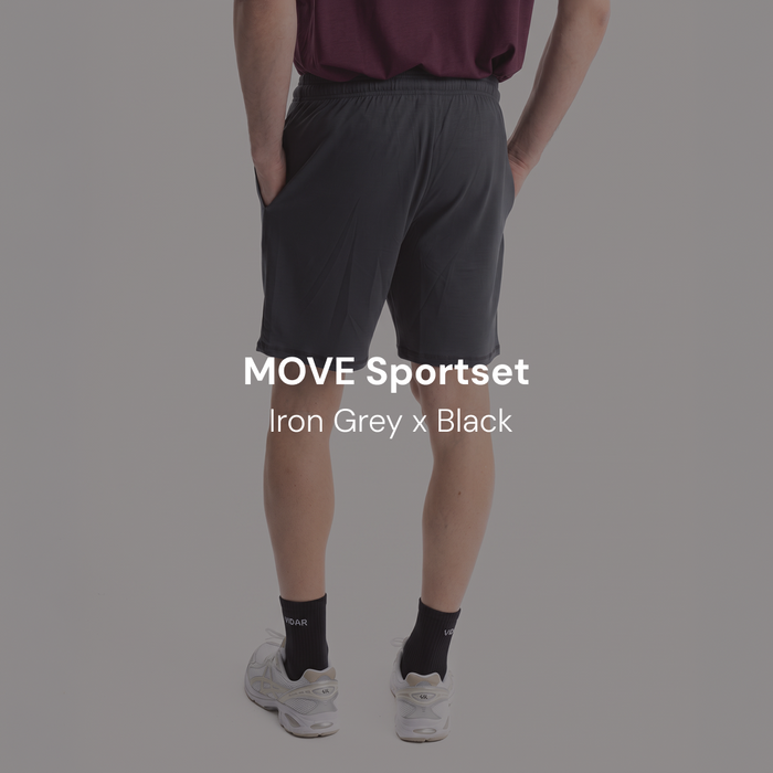 MOVE 2er Sportset | Iron Grey x Black