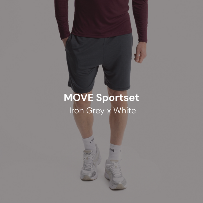 MOVE 2er Sportset | Iron Grey x White