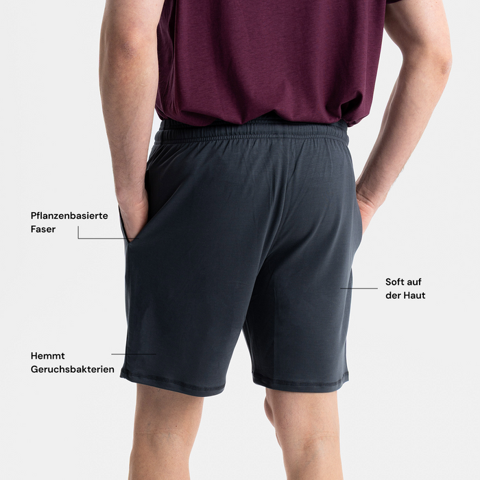 MOVE I Natural Sport Shorts | Iron Grey