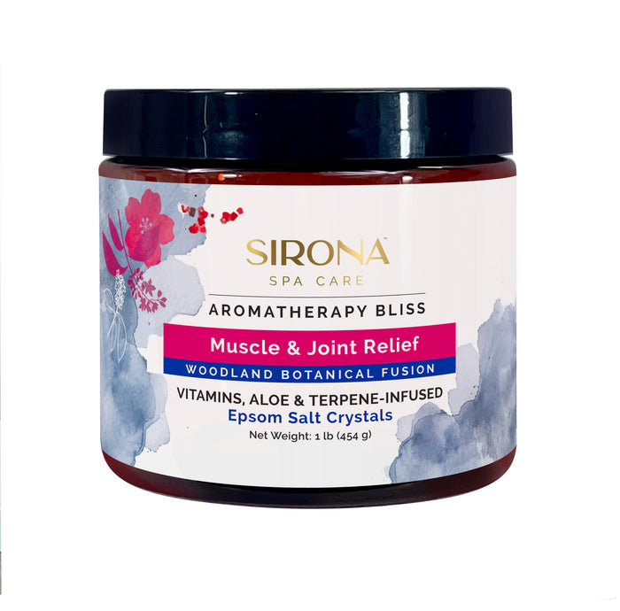 Sirona Spa Care Aromatherapy Bliss Muscle & Joint Relief Epsom Salt Crystals 1 lb