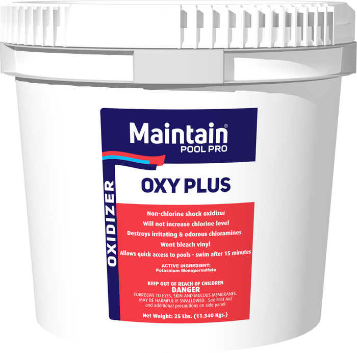 Oxy Plus Non-Chlorine Shock for Hot Tubs and Pools, 25 lb. Container
