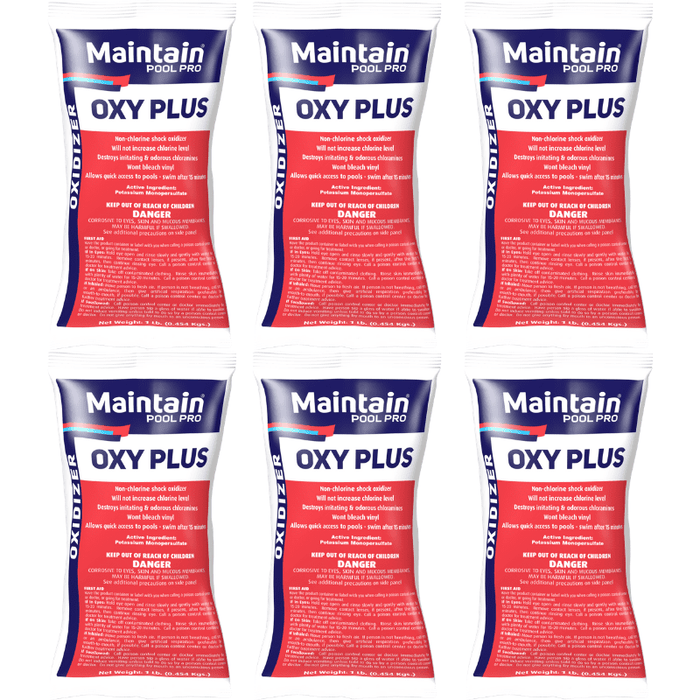 Oxy Shock Non-Chlorine Shock for Swimming Pools, 1 lb. Bag Bundle