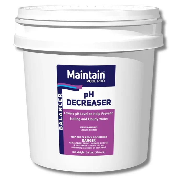 pH Minus 20 lbs. - Swimming Pool and Spa Water pH Decreaser