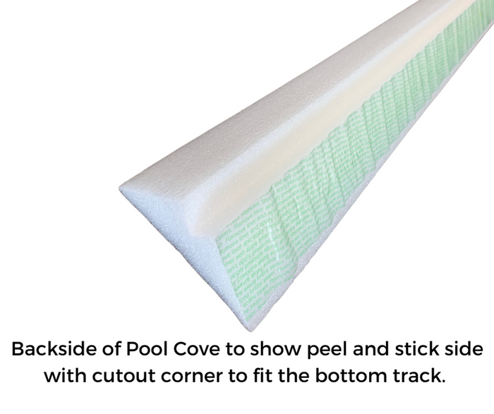 Pool Cove Kit – 48″ Peel & Stick Foam Sections – Fits 21′ x 41′ Oval Above Ground Pool (26 Pieces)