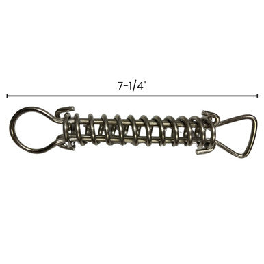 Pool Safety Cover Stainless Steel Spring - 7-1/4 in. w/plastic spring cover