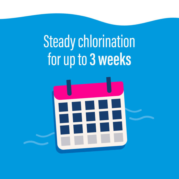 Poolife NST Cal Hypo Feeder 3 weeks chlorination graphic