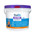 Poolife NST Prime 20.2 lb. non-stabilized chlorine tablets bucket containing extended release sanitizer for swimming pools
