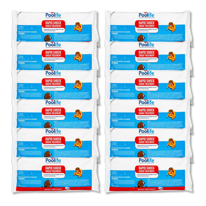 Poolife Rapid Shock 1lb Bags - 12 Pack