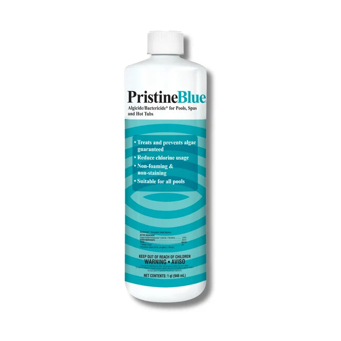 PristineBlue 32 oz non-chlorine pool and spa algaecide and bactericide bottle