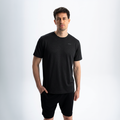 RESET I Natural Performance Tee | Black