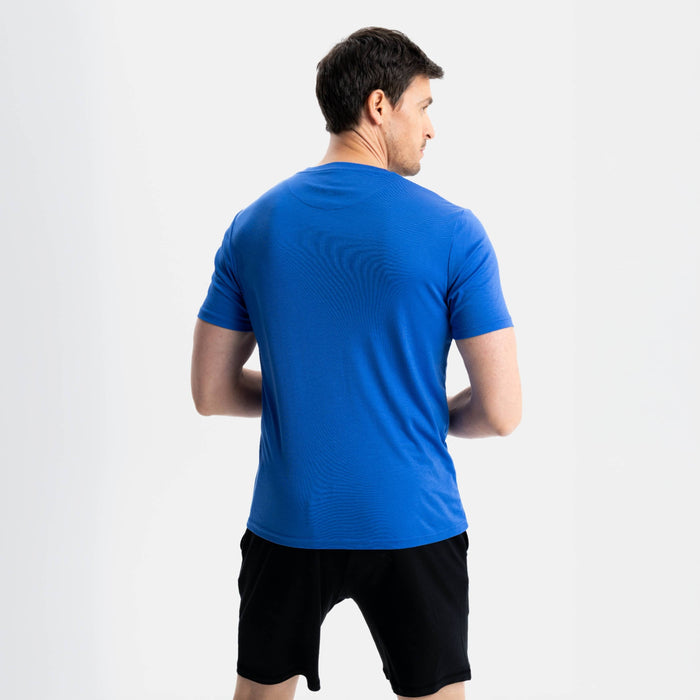 RESET I Natural Performance Tee | Electric Blue
