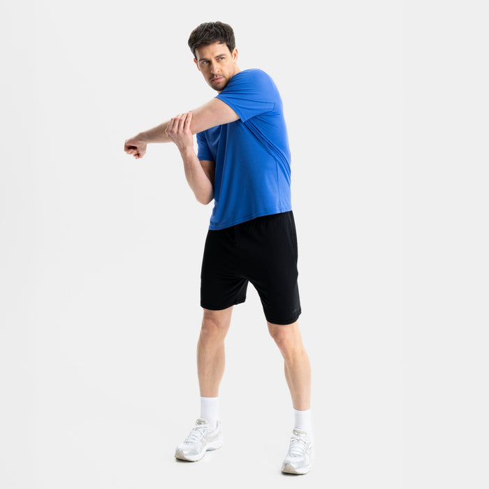 RESET I Natural Performance Tee | Electric Blue