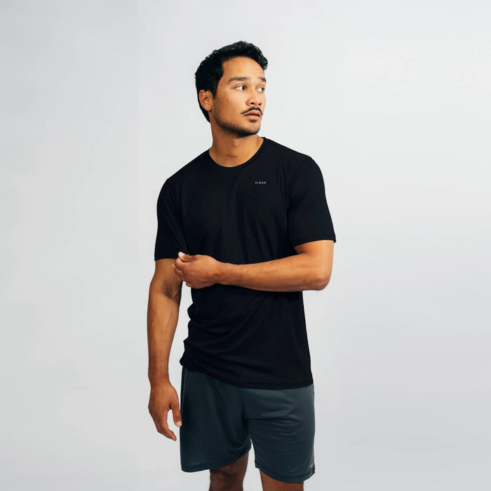 RESET Sportset Short | Black x Iron Grey
