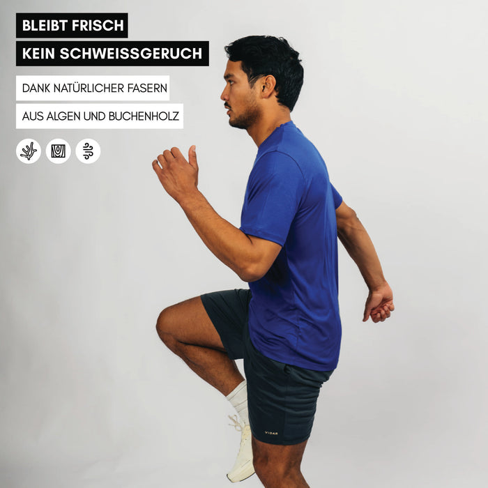 RESET Sportset Short | Cobalt Blue x Black
