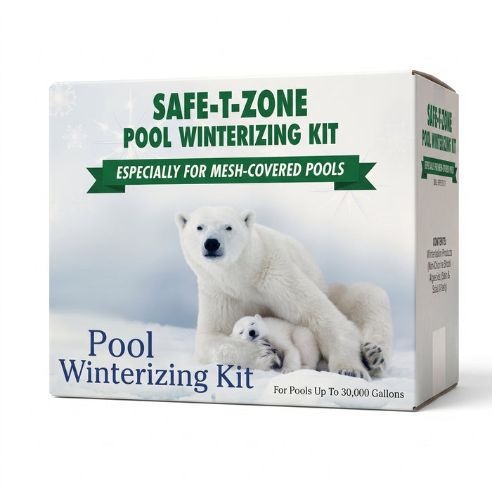 Safe-T-Zone Pool Closing Kit for Pools with Mesh Winter Covers
