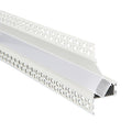 saxby 102667 Rigel Plaster-in Wall Washer 2m Aluminium Profile-Extrusion White