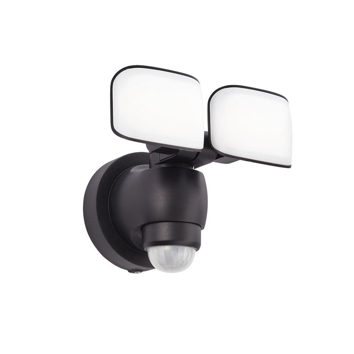saxby 75272 Sentinel CCT IP44 10W Wall Light - Matt Black
