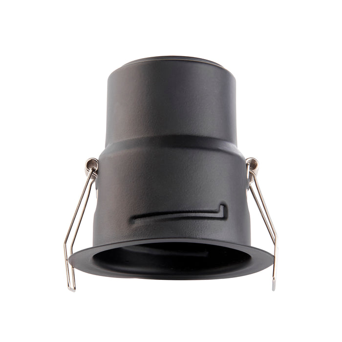 Saxby ShieldONE IP65, Fire Rated, Dimmable GU10 Downlight for Bathrooms in Matt Black