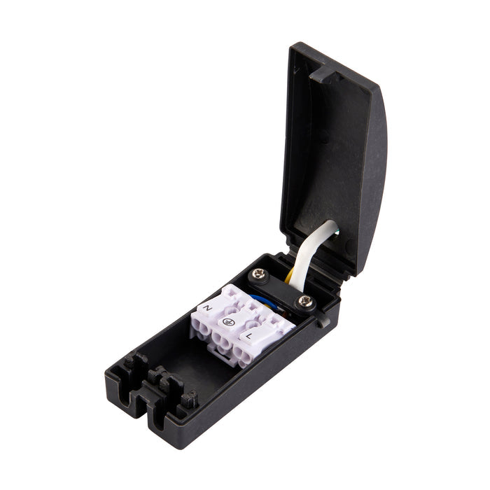 Saxby ShieldONE IP65, Fire Rated, Dimmable GU10 Downlight for Bathrooms in Matt Black