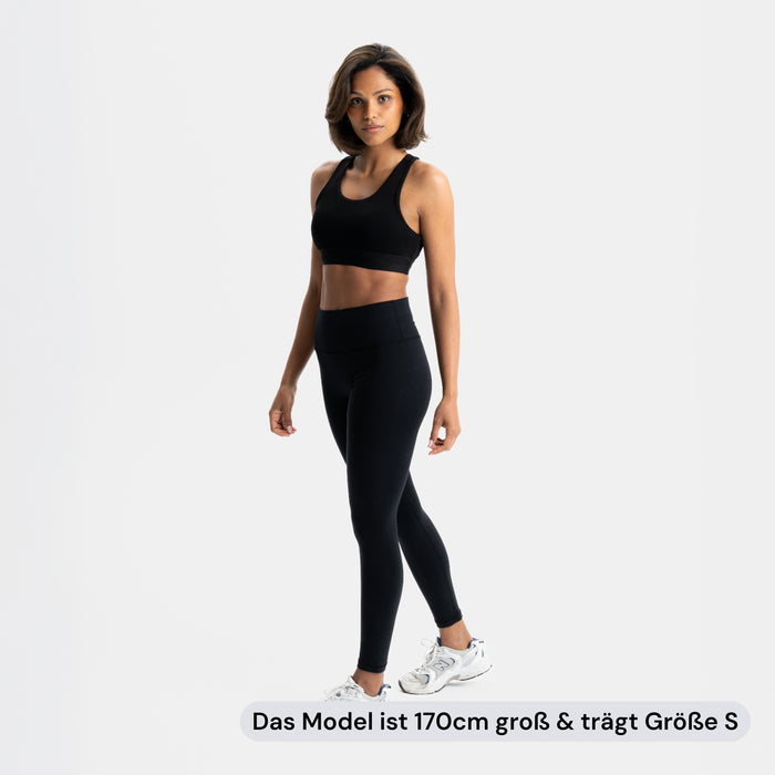SHAPE 3.0 I Natural Sport Leggings | Black