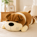 Shar Pei plush bedroom lifestyle