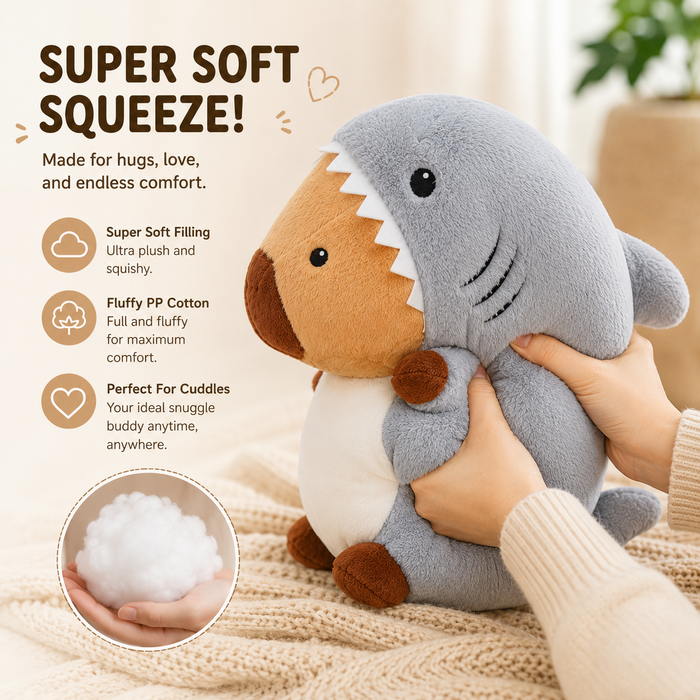 Shark capybara plush filling