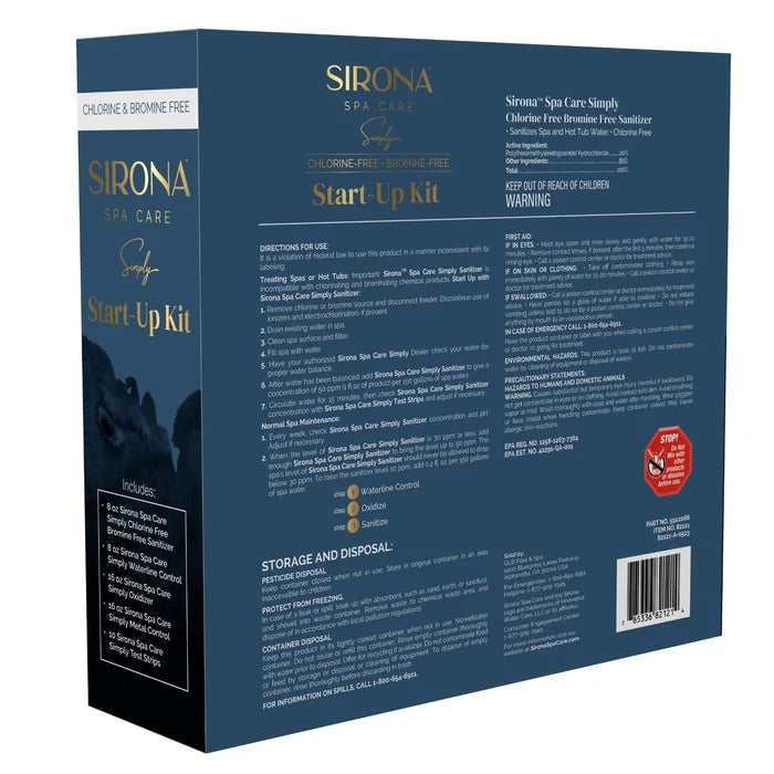 Sirona Simply Spa Care Start-Up Kit