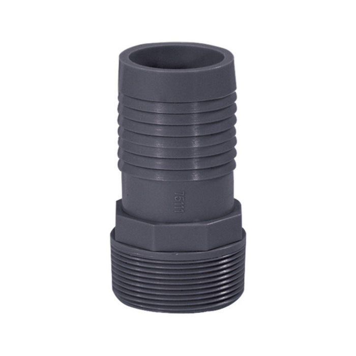 Swimline 1.5-inch male pipe thread to 1.5-inch hose adapter for swimming pool pump and filter systems