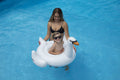 Swimline Baby Swan Pool Float Seat