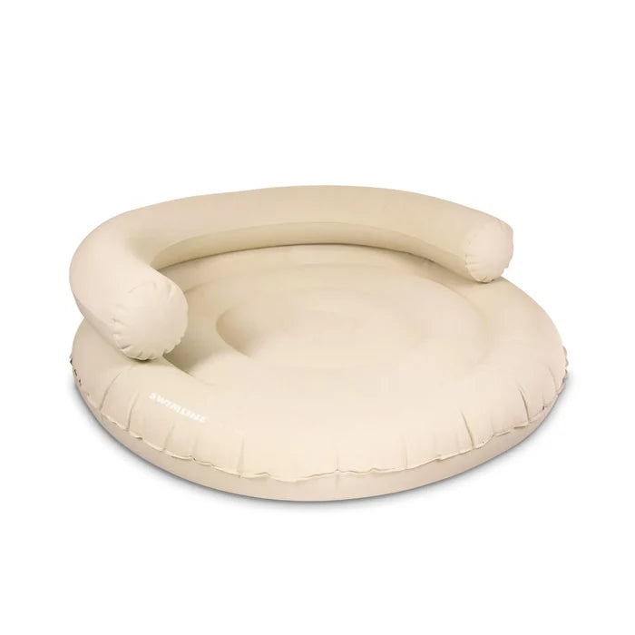 Swimline Cloud Chaise Hybrid 360 - Oxford Fabric Pool Float Lounge with Removable Backrest