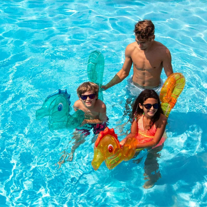 Swimline Seahorse Doodles Inflatable Pool Noodles