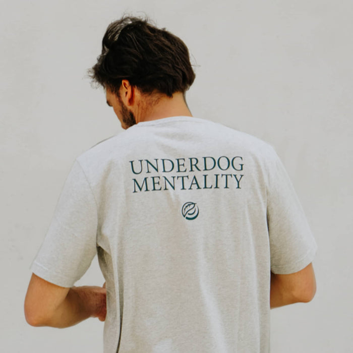 UNDERDOG MENTALITY | Natural Statement Tee | Light Grey