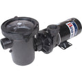 Waterway Plastics Hi-Flo II 2 HP 1-speed above-ground swimming pool pump with 6-inch hair and lint trap